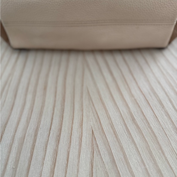 Coach Kacey Satchel Cream and Brown Leather Tote - Picture 6 of 6